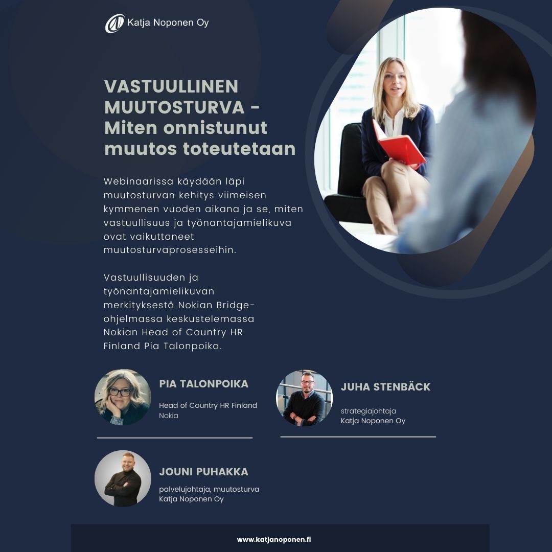 Vastuullinen muutosturva -webinaari.